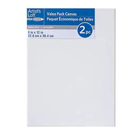 Loft Necessities del Artista lona Panel Value Pack, 9" x 12" - Arteztik