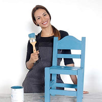 Brocha de pintura de tiza para pintura de muebles, tamaño grande, 2.5 in, compatible con pinturas de tiza Annie Sloan, Heirloom Traditions, dixie belle Waverly, Pixie, Dark & Soft Wax Stencil, gabinetes y madera - Arteztik