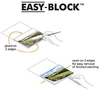 Fluid Watercolor Paper 880088 140LB prensa en frío 8 x 8 bloques, 15 hojas (2) - Arteztik