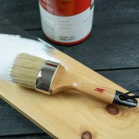 Brocha de pintura de tiza para pintura de muebles, tamaño grande, 2.5 in, compatible con pinturas de tiza Annie Sloan, Heirloom Traditions, dixie belle Waverly, Pixie, Dark & Soft Wax Stencil, gabinetes y madera - Arteztik