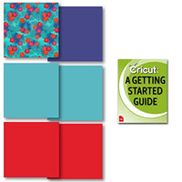 Paquete de hojas de transferencia de tinta infusible Cricut (rojo floral tropical) - Arteztik