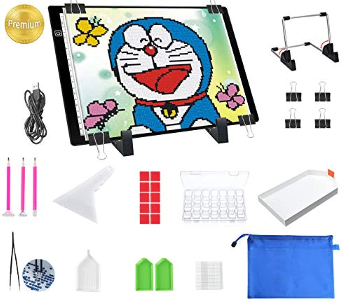 A2 Light Box, Large Size Tracing Light Pad, Ultra-Thin LED Light Board  Stepless Brightness and Flicker-Free Design, Perfect for Drawing, 2D  Animation