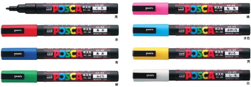 Set 8 Pennarelli Uniposca PC-5M - Marcatori Per Pittura, Ideali Per Graffiti, Arte E Personalizzazione - Foto 6