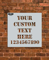 Plantilla de texto personalizada, 3 líneas, diferentes fuentes disponibles, plantillas INNOVO