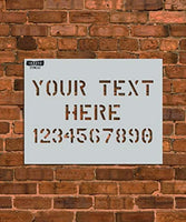 Plantilla de texto personalizada, 3 líneas, diferentes fuentes disponibles, plantillas INNOVO