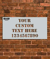 Plantilla de texto personalizada, 3 líneas, diferentes fuentes disponibles, plantillas INNOVO