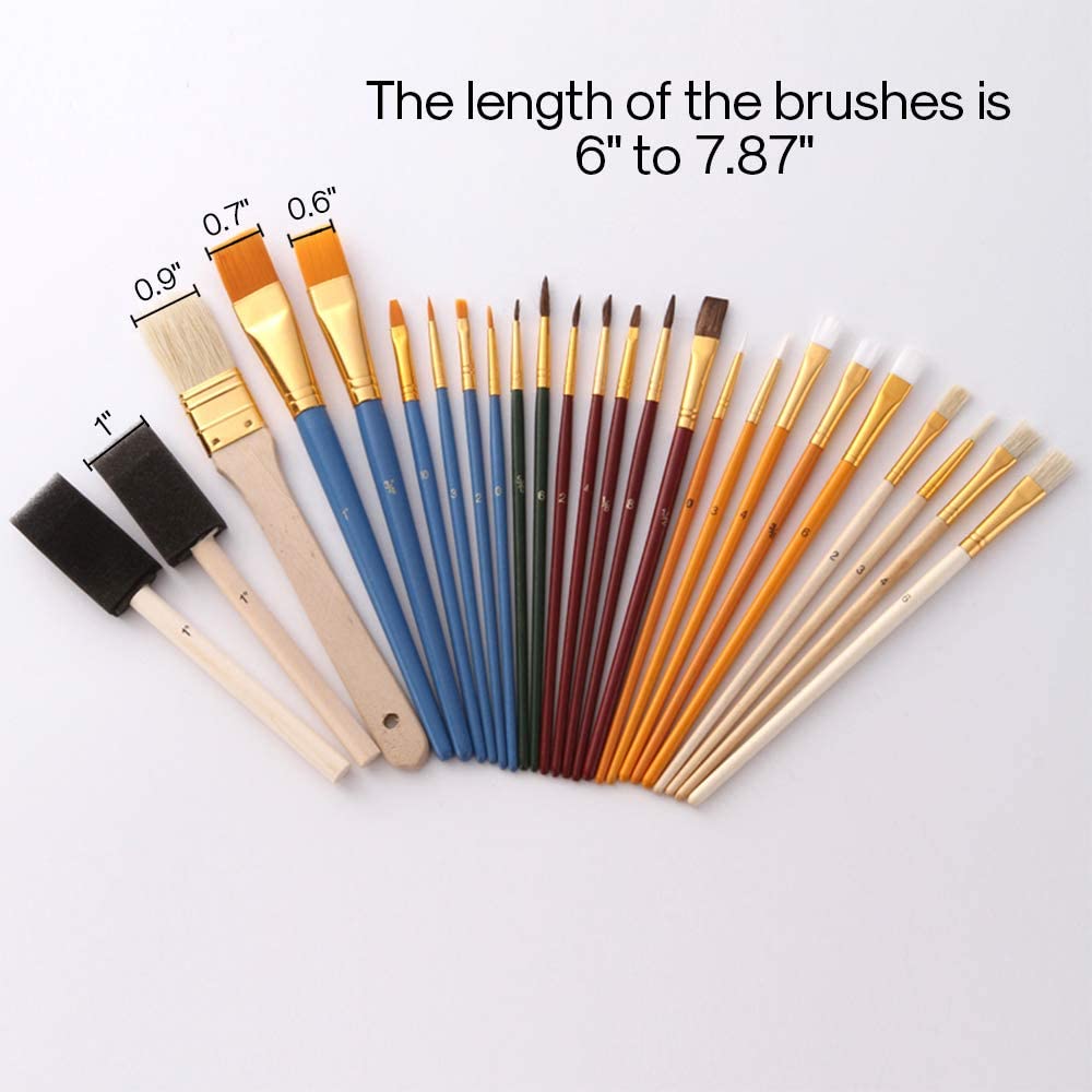 Pinceles de palé de pintura, paleta de pintura para niños, bandeja