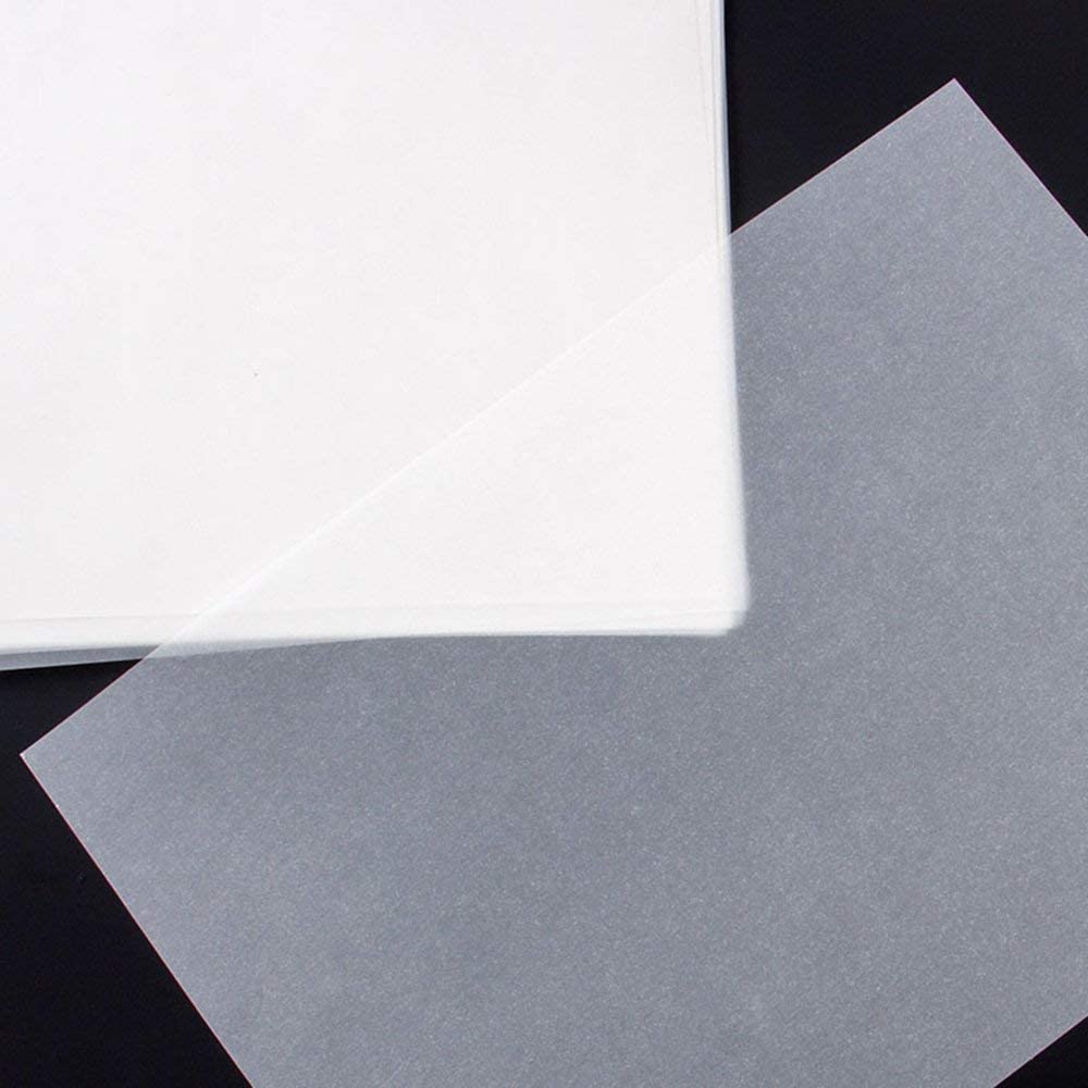 MyLifeUNIT Papel de calco para dibujo, papel vitela translúcido de 8.5 x 11  pulgadas, 100 hojas