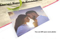 potricher Álbum de fotos de cuero autoadhesivo, páginas adhesivas magnéticas, álbum de recortes para familia, boda, aniversario, bebé, con un bolígrafo metálico (rosa, 11 x 10.6 pulgadas)