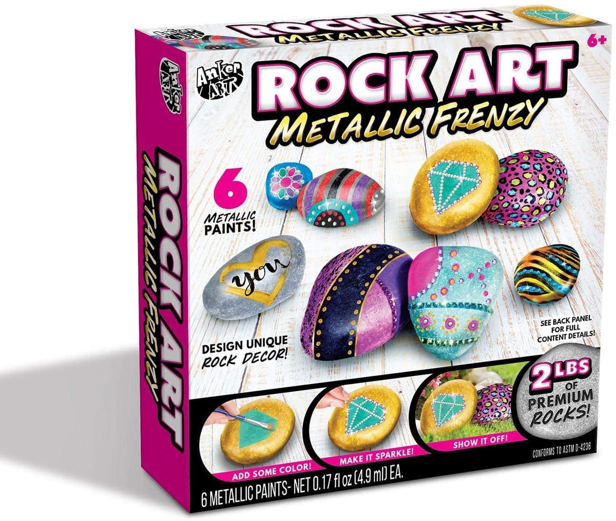 Shimmer N Sparkle Metallic Mania Rock Art Set