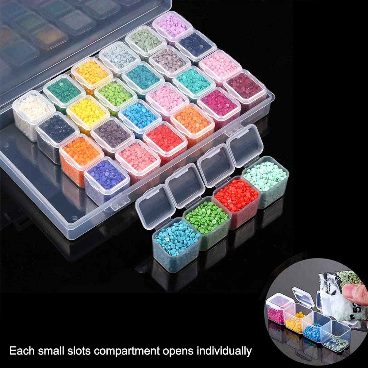 Kit de pintura con diamantes 5D para niños, fácil y pequeño, bricolaje,  taladro completo, Kits de
