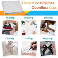 Newsprint Hojas, 12" x 18", blanco, 3300/caja - Arteztik