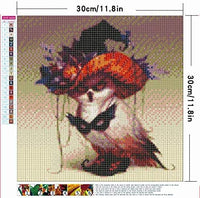 Halloween Decorations DIY 5D Diamond Painting by Number Kits Full Drill Rhinestone Pictures Painting Arts Craft for Home Wall Decor (12” x 10”,Halloween Pumpkin) - Arteztik
