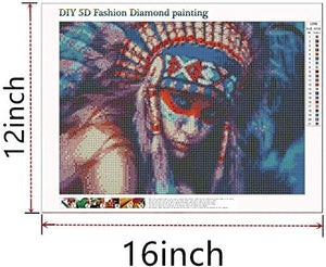Halloween Decorations DIY 5D Diamond Painting by Number Kits Full Drill Rhinestone Pictures Painting Arts Craft for Home Wall Decor (12” x 10”,Halloween Pumpkin) - Arteztik