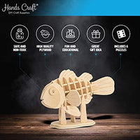 Hands Craft - Juego de rompecabezas de madera 3D - Arteztik