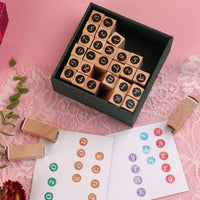 Dizdkizd 19 piezas de sellos de goma de madera, plantas y flores, decoración de madera montada sellos de goma para manualidades, tarjetas y álbumes de recortes - Arteztik
