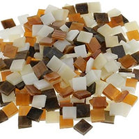 F Fityle 250 piezas de muchos colores cuadrados azulejos de mosaico de vidrio para hacer mosaico artesanía, multicolor - Arteztik