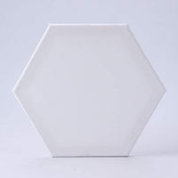 Juego de 3 tablas de lienzo hexagonales para pintar, lienzo de algodón con pintura al óleo y marcos de madera suave, kit de arte ideal para regalo (diámetro de 40 pulgadas) - Arteztik
