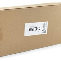 Darware Innkeeper - Letreros de madera (2 unidades, blanqueados), 14.0 x 6.0 in, letreros rústicos en blanco para manualidades, decoración del hogar - Arteztik