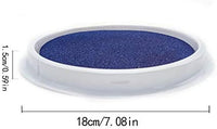 AHUMANs - Almohadilla de tinta para sellos de goma, lavable, 8 colores, para niños - Arteztik
