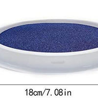 AHUMANs - Almohadilla de tinta para sellos de goma, lavable, 8 colores, para niños - Arteztik