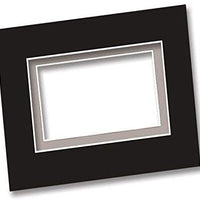 Alvin mat117 – 50 Mat y dibujo Junta de superficie lisa blanco y negro 15 x 20 - Arteztik