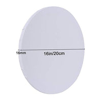 Paneles redondos de pintura precebados, 3 unidades de tablas de decoración talladas de 16.0 in para manualidades, acrílico, aceite, gouache, pinturas de témpera y medios de arte mojado. - Arteztik
