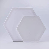 Lienzo hexagonal de calidad sin ácidos, lienzo estirado para artistas, tablas estiradas profesionales para pintura acrílica al óleo (15.7 in) - Arteztik