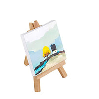 Pralb - Juego de 16 paneles de lienzo de 4 tamaños para pintura de arte (3 pulgadas/4 pulgadas/5 pulgadas/6 pulgadas/4 de cada uno) - Arteztik
