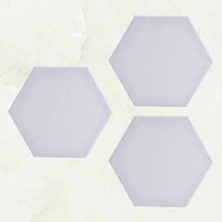 Exceart - Juego de 3 paneles de lienzo para pintar, lienzo hexagonal, lienzo para pintar, lienzo estirado, acrílico - Arteztik

