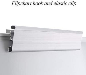 Pizarra blanca con trípode de borrado en seco, 24 x 36 pulgadas, pizarra rotativa de borrado en seco, soporte de altura ajustable, - Arteztik