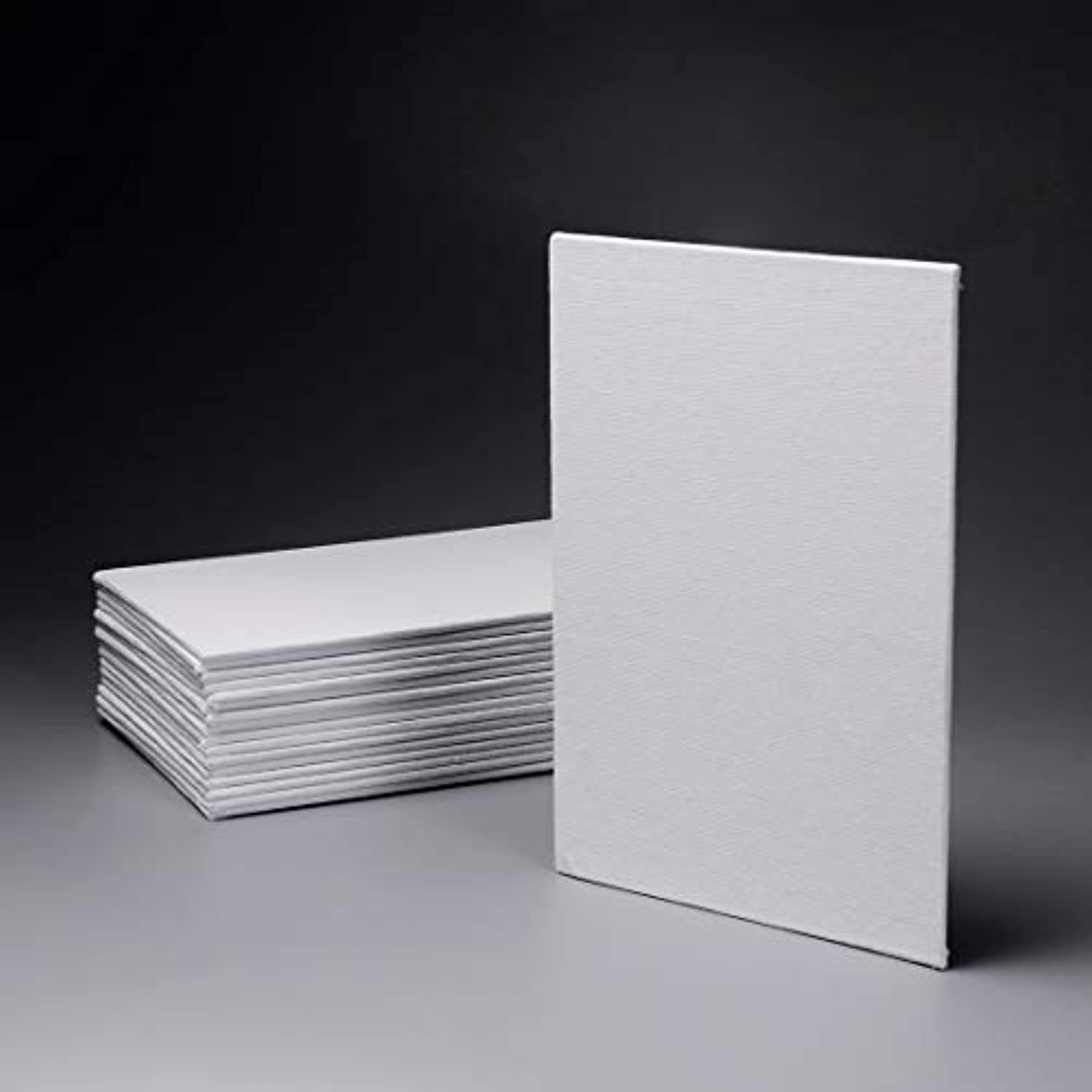  Panel de lienzo blanco de 11.8 x 15.7 pulgadas, 0.6 in de  grosor, 11.8 x 15.7 pulgadas, lienzo blanco en blanco, lienzo de pintura  para material de mezcla de aceite y lino