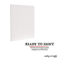 Paquete de 12 paneles de lienzo de 9 x 12 pulgadas de la marca Academy Art Supply - Arteztik