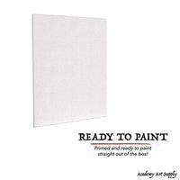 Paquete de 30 paneles de lienzo de 8 x 10 pulgadas de la marca Academy Art Supply - Arteztik