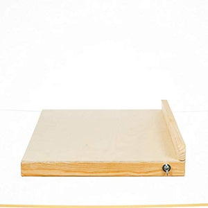 Caballete de mesa de madera maciza para estudio, pintura de escritorio de madera de pino resistente, mesa de dibujo, tabla de dibujo y caballete de exhibición. - Arteztik