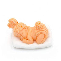 2 piezas 3D dormir bebé diseño silicona jabón molde lindo bebé molde para hacer vela pastel chocolate fondant moldes resina artesanía aromaterapia yeso molde - Arteztik

