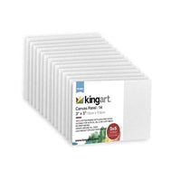 KINGART - Paneles de lienzo (3.0 x 5.0 in, 14 unidades), color blanco - Arteztik
