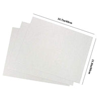 Yazi - Juego de 3 tablas de lienzo de color blanco con gancho pequeño, rectangular, lacado, para niños y adultos - Arteztik

