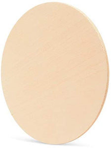 Woodpeckers - Círculos de madera contrachapada (18.0 in, 1/4 de grosor, redondos, 1 paquete de 1 círculo de madera contrachapada de abedul báltico sin terminar para manualidades, - Arteztik