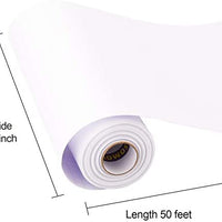 Cinta de papel de transferencia SOMOLUX Roll-12" x 50' para Silhouette Cameo, vinilo adhesivo Kricut para Des, pegatinas, Wacals, letreros, ventanas y otras superficies lisas (0.5'' Red Grid) - Arteztik