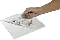 Rollo de cinta de transferencia acrílica termoadhesiva de 10 pies x 11 pulgadas para pegar con plancha, fácil de usar en prensa de calor - Arteztik
