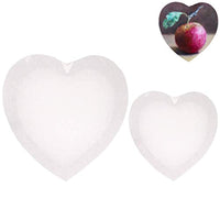 Lienzo estirado en forma de corazón de algodón tablero de pintura blanco blanco marco arte arte arte arte conjunto conjunto de 2 (20/11.8 in) para pintura acrílica vertir pintura al óleo artista medios - Arteztik
