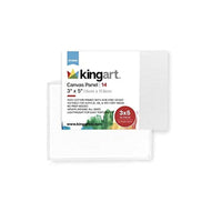 KINGART - Paneles de lienzo (3.0 x 5.0 in, 14 unidades), color blanco - Arteztik