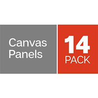 KingArt 828-14 - Paneles de lona para estudio (11.0 x 14.0 in, 14 unidades) - Arteztik
