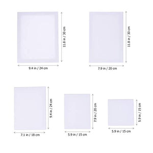 Healifty - 10 paneles de lienzo para pintura al óleo y pintura al óleo - Arteztik