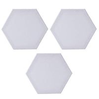 Exceart - Juego de 3 paneles de lienzo para pintar, lienzo hexagonal, lienzo para pintar, lienzo estirado, acrílico - Arteztik
