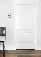 Darware Innkeeper - Letreros de madera (2 unidades, blanqueados), 14.0 x 6.0 in, letreros rústicos en blanco para manualidades, decoración del hogar - Arteztik
