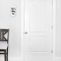 Darware Innkeeper - Letreros de madera (2 unidades, blanqueados), 14.0 x 6.0 in, letreros rústicos en blanco para manualidades, decoración del hogar - Arteztik