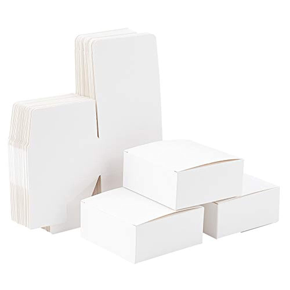 PH PandaHall 30 cajas de jabón, cajas de embalaje de cartón para jabón, cajas de regalo para hacer dulces, cajas de embalaje de regalo, cajas de regalo para dulces, 3.5 x 3.5 x 1.5 pulgadas - Arteztik