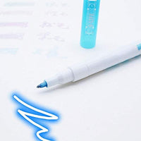 Zoreni - Bolígrafo de doble línea, 8 colores, tarjeta de regalo de escritura de dibujo de doble línea de contorno de bolígrafo de papelería - Arteztik